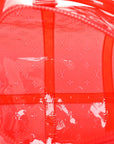 PVC Monogram Keepall Bandouliere 50 Grenadine Red