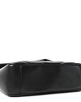 Lambskin Chevron Quilted Large LouLou Black