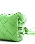 Nappa Intrecciato The Mini Pouch Clutch Parakeet
