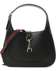Calfskin Small Jackie Shoulder Bag Black