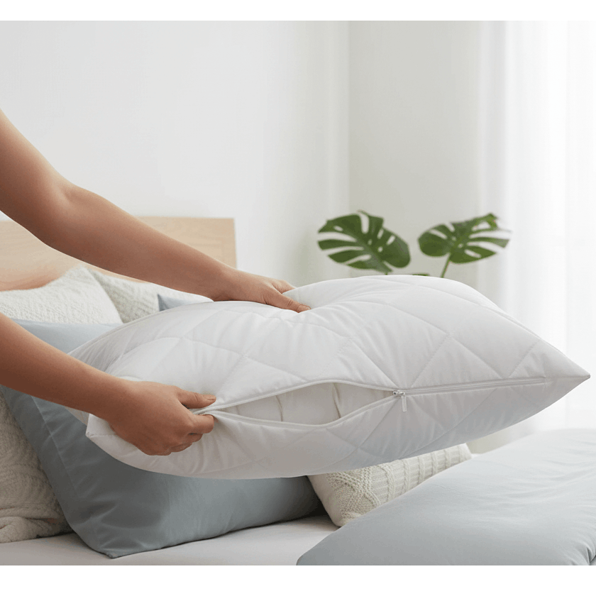 Vaccaro™ Quilted Zipped Pillow Protectors