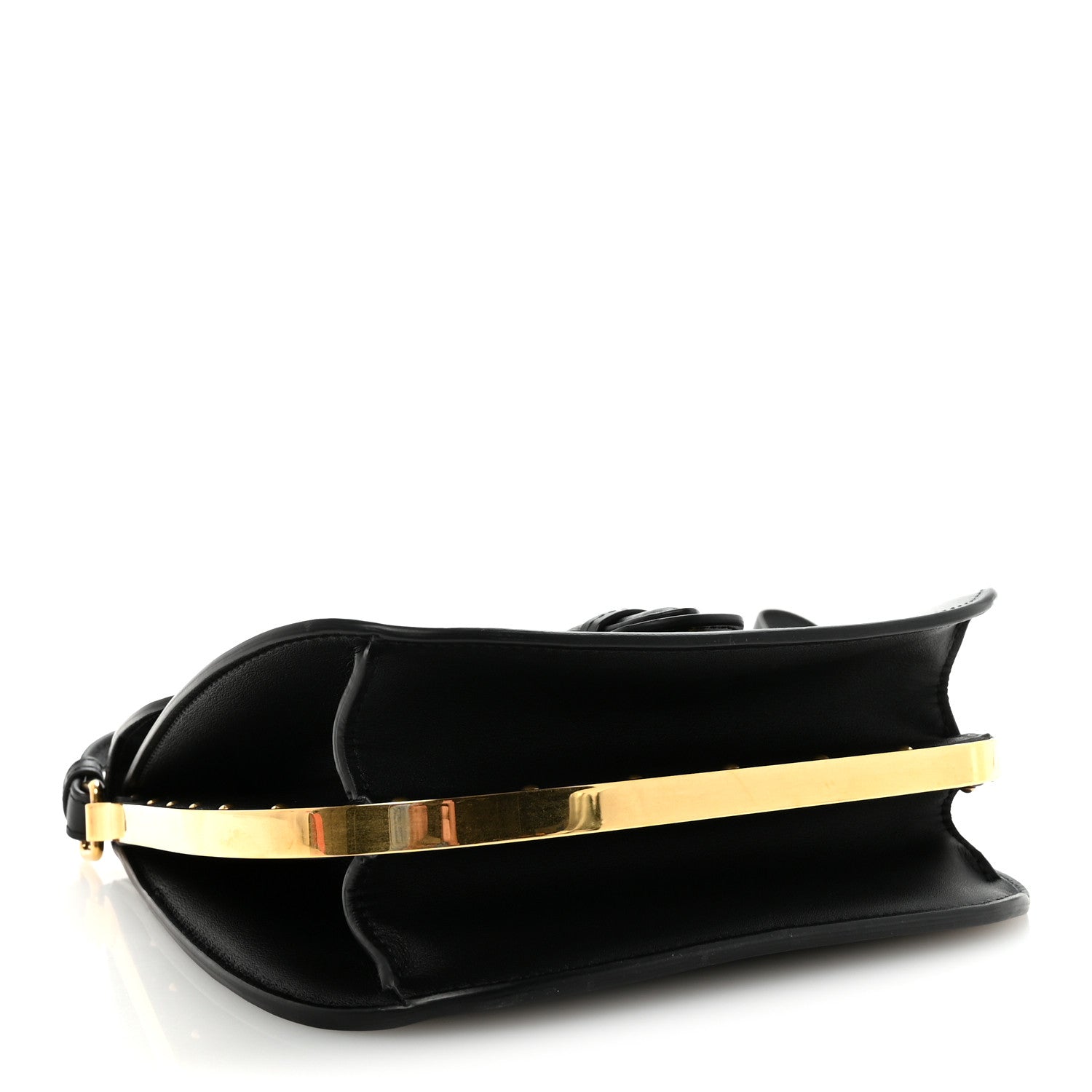 Box Calfskin Medium Bobby Frame Flap Black