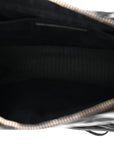 Calfskin Matelasse Monogram Lou Camera Bag Black