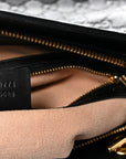 GCCIssima Signature Medium Shoulder Tote Bag Black