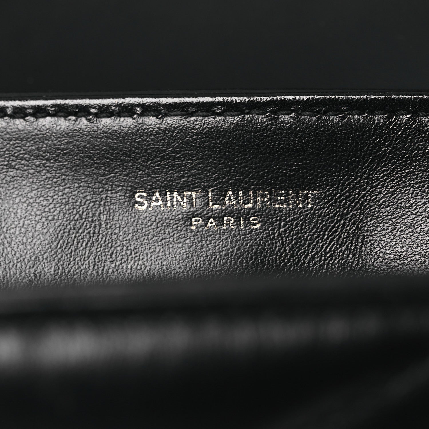 Calfskin Y Quilted Monogram Monochrome Toy Loulou Crossbody Bag Black