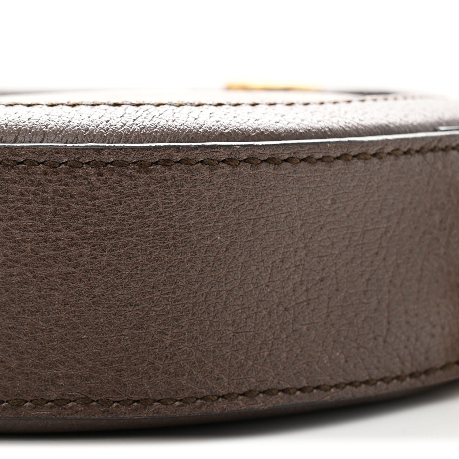 GG Supreme Monogram Web Mini Ophidia Round Shoulder Bag Brown