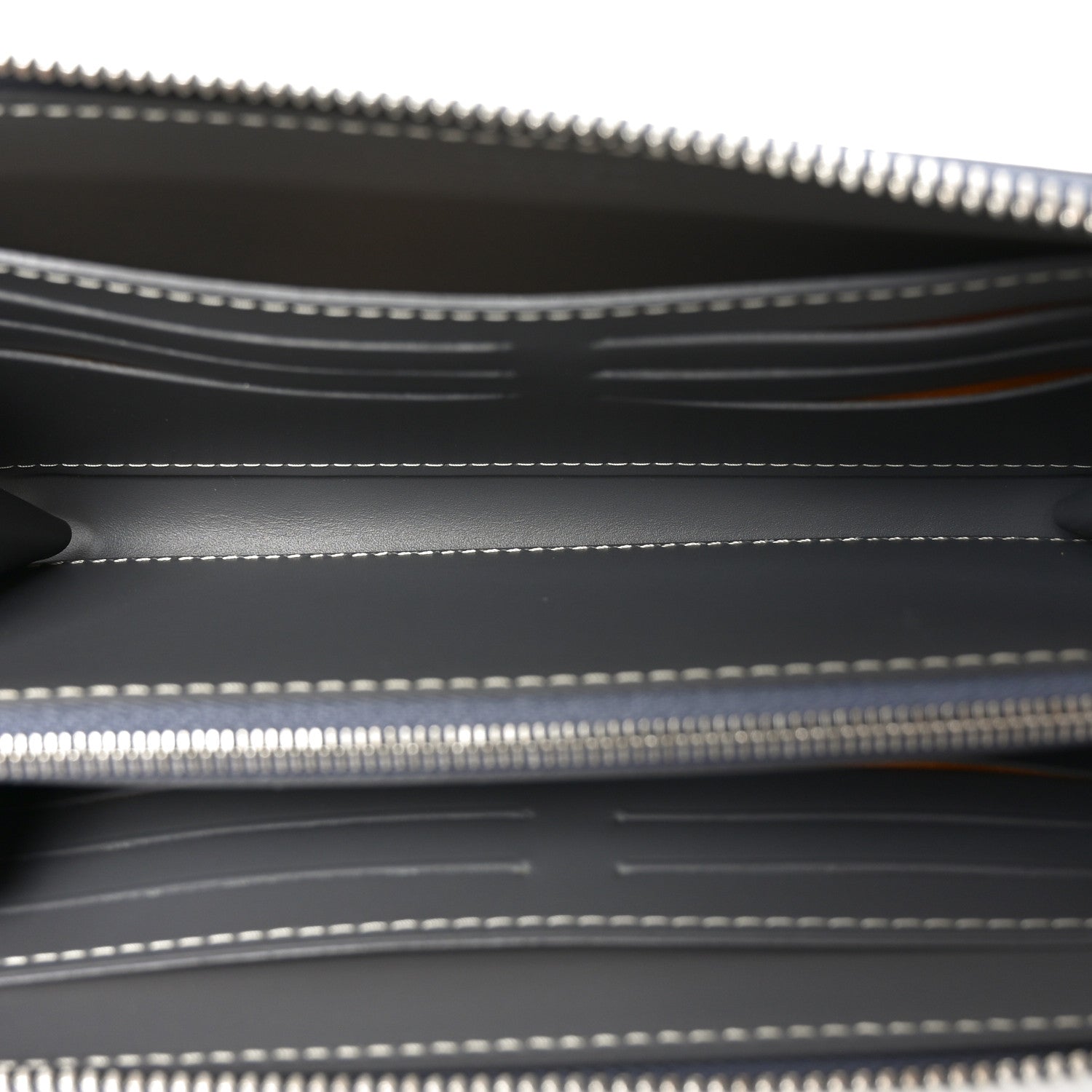 Goyardine Matignon Zip Around GM Wallet Grey