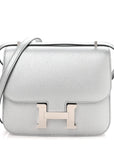 Metallic Chevre Chamkilight Constance 18 Argent