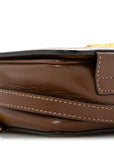 GG Supreme Monogram Mini Clasp Bag Beige Brown