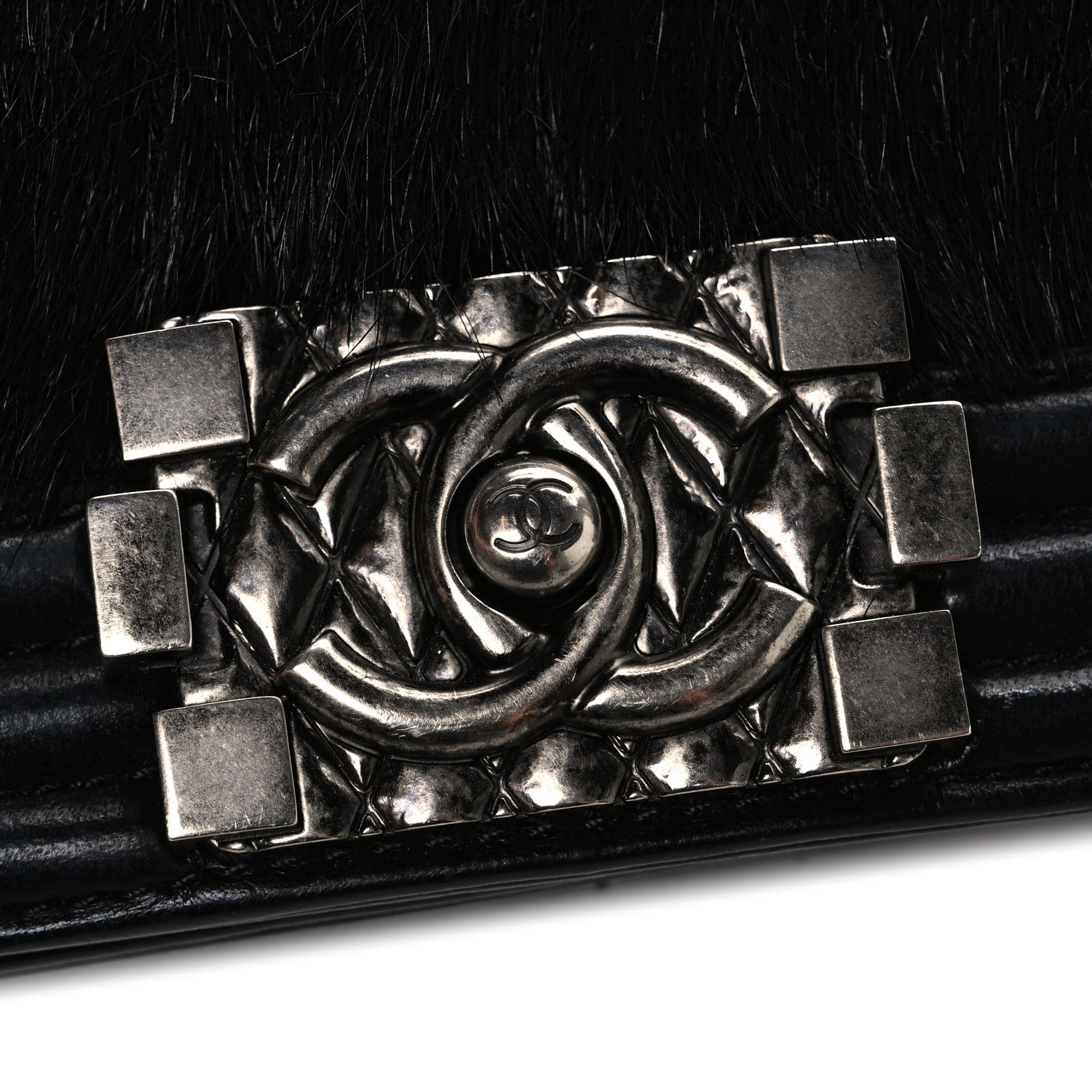 Goat Hair Medium Celtic Boy Flap Black