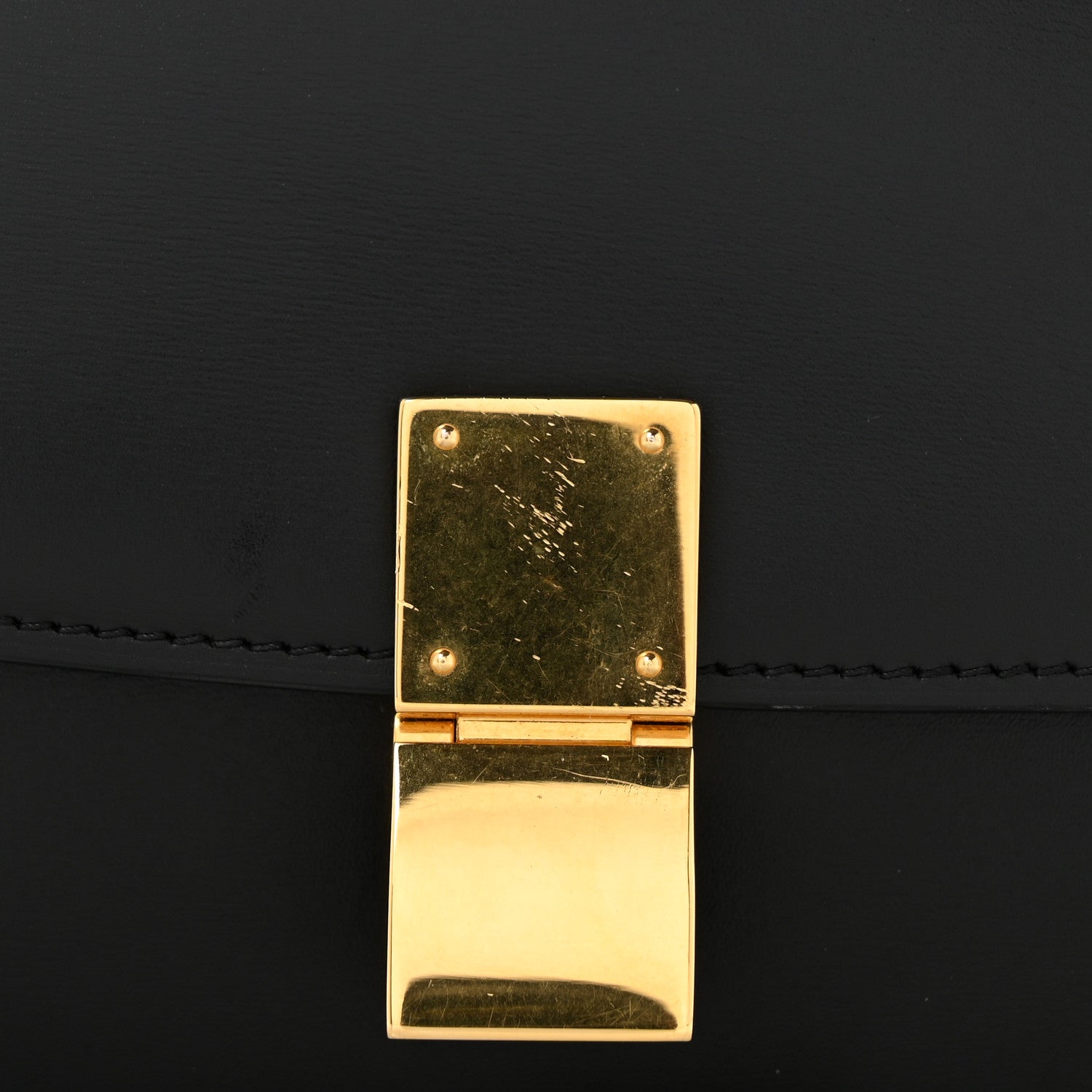 Box Calfskin Small Classic Box Flap Bag Black
