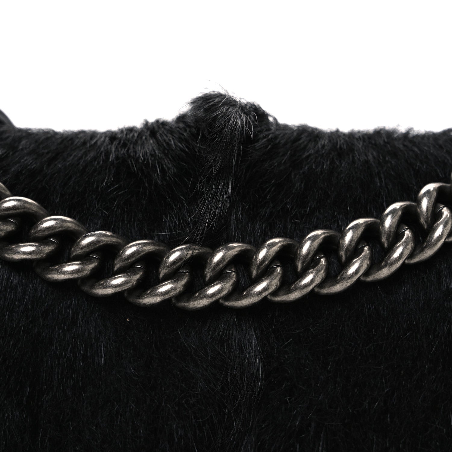 Goat Hair Medium Celtic Boy Flap Black