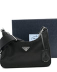 Nylon Re-Edition 2005 Shoulder Bag Black
