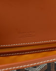 Goyardine Belvedere II PM Messenger Bag Black Gold