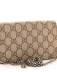 GG Supreme Monogram Super Mini Dionysus Shoulder Bag Taupe