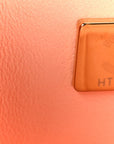 Lambskin Quilted Small Double Flap Light Orange