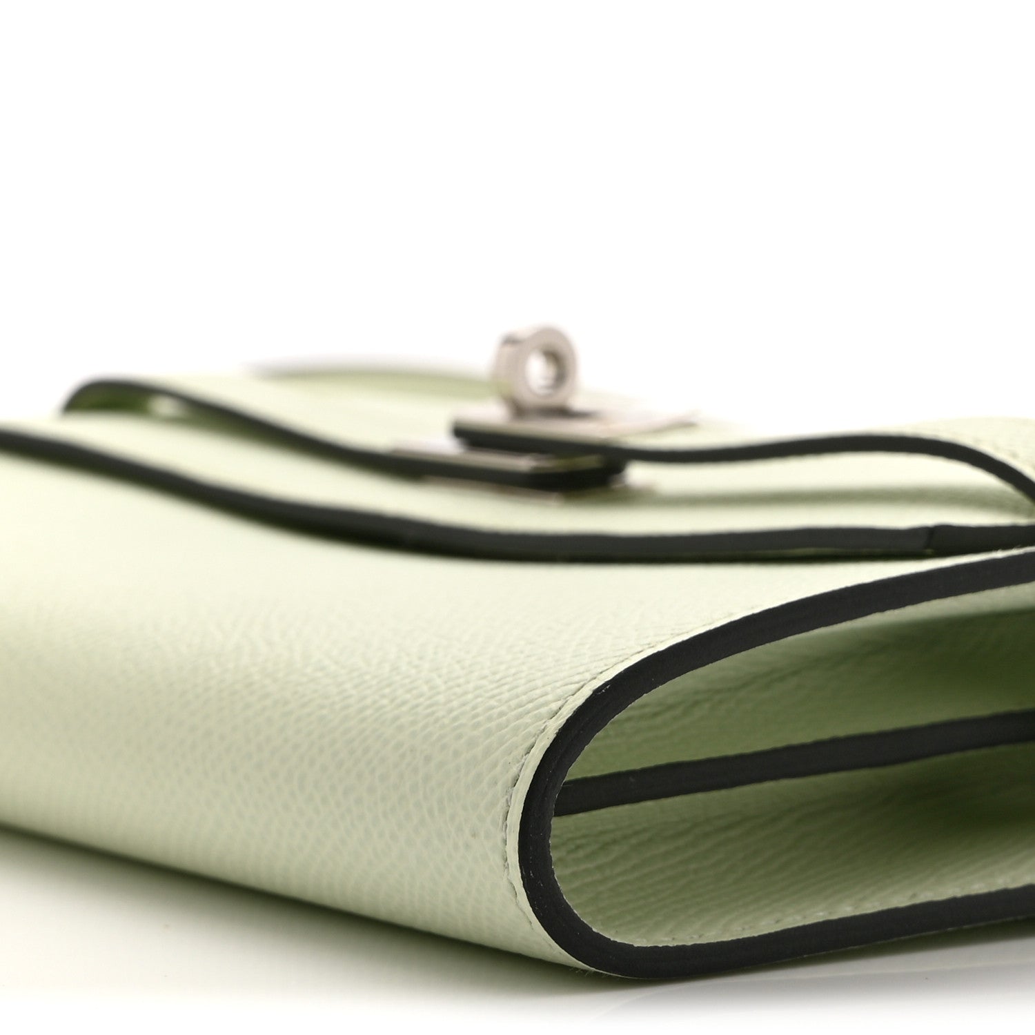Epsom Kelly Wallet To Go Vert Fizz