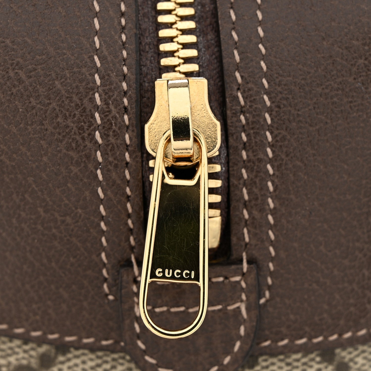 GG Supreme Monogram Web Small Ophidia Shoulder Bag Brown
