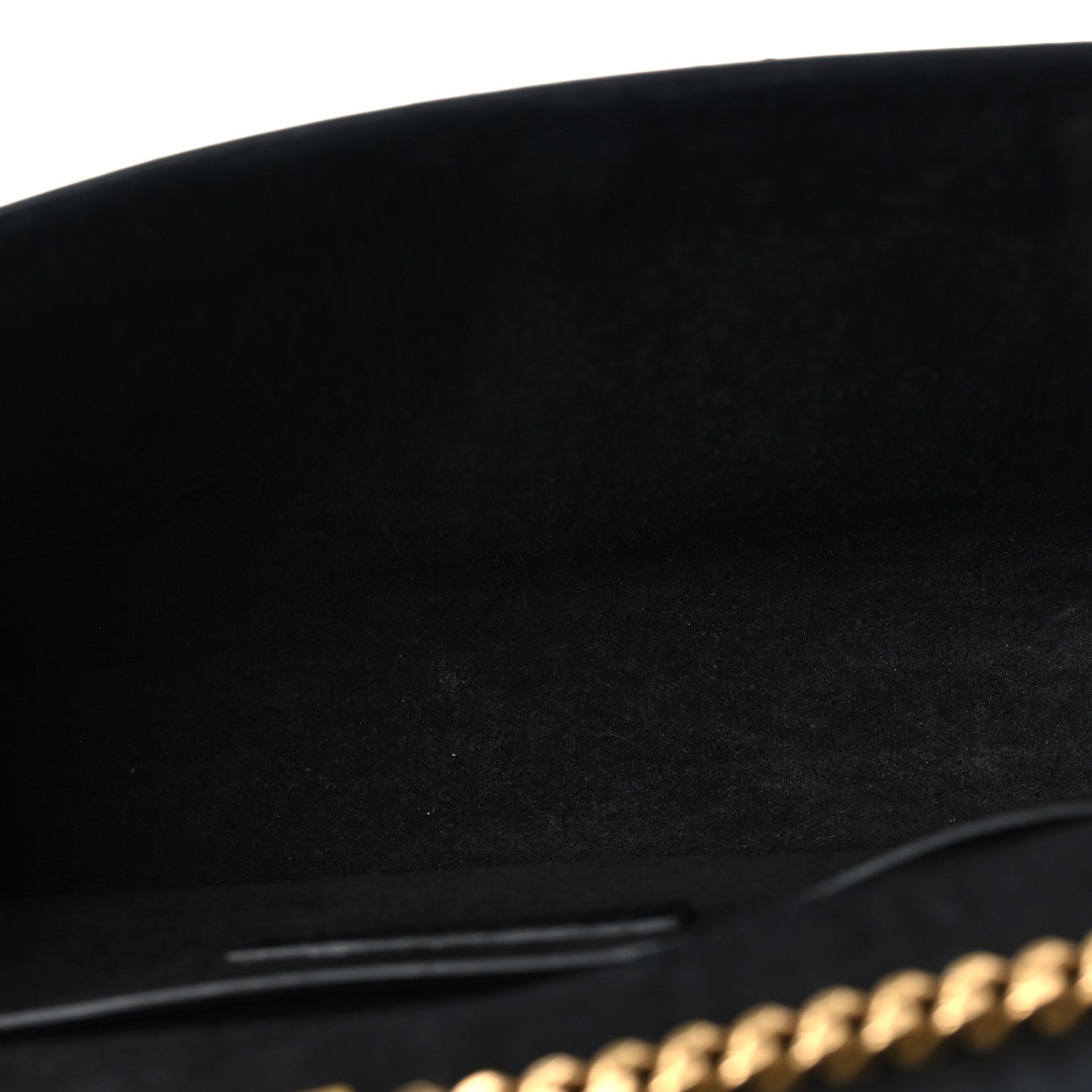 Metallic Calfskin Small Classic Monogram Kate Tassel Satchel Gold