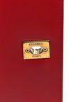 Caviar Quilted Small Business Affinity Flap Red