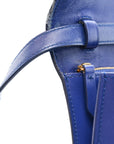 Box Calfskin Medium Classic Box Flap Bag Indigo