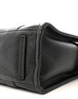 Grained Calfskin Medium The Tote Bag Black