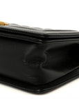 Caviar Quilted Medium Boy Flap Black