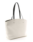 Canvas Racing Logo Tote White