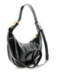 Patent Naplak Arque Shoulder Bag Black
