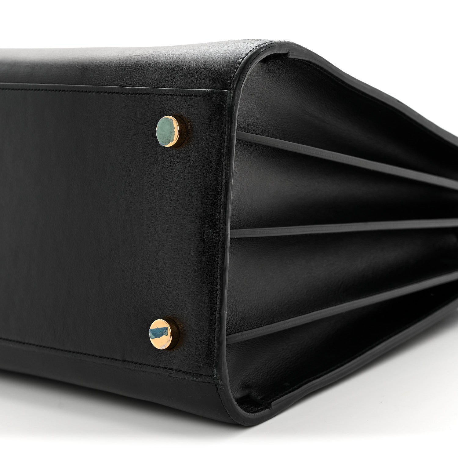 Calfskin Small Sac De Jour Black