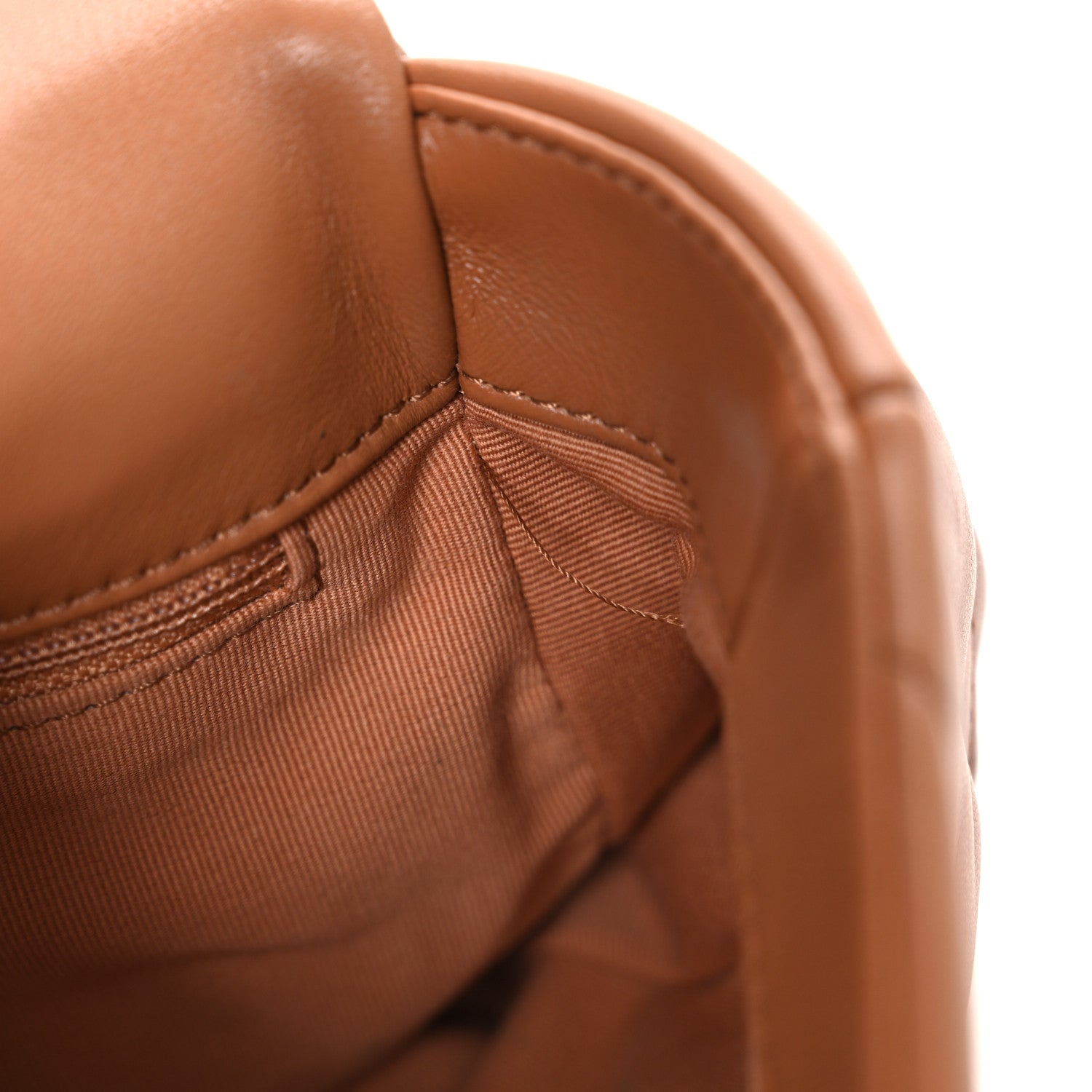 Lambskin Quilted Medium CHNL 19 Flap Brown