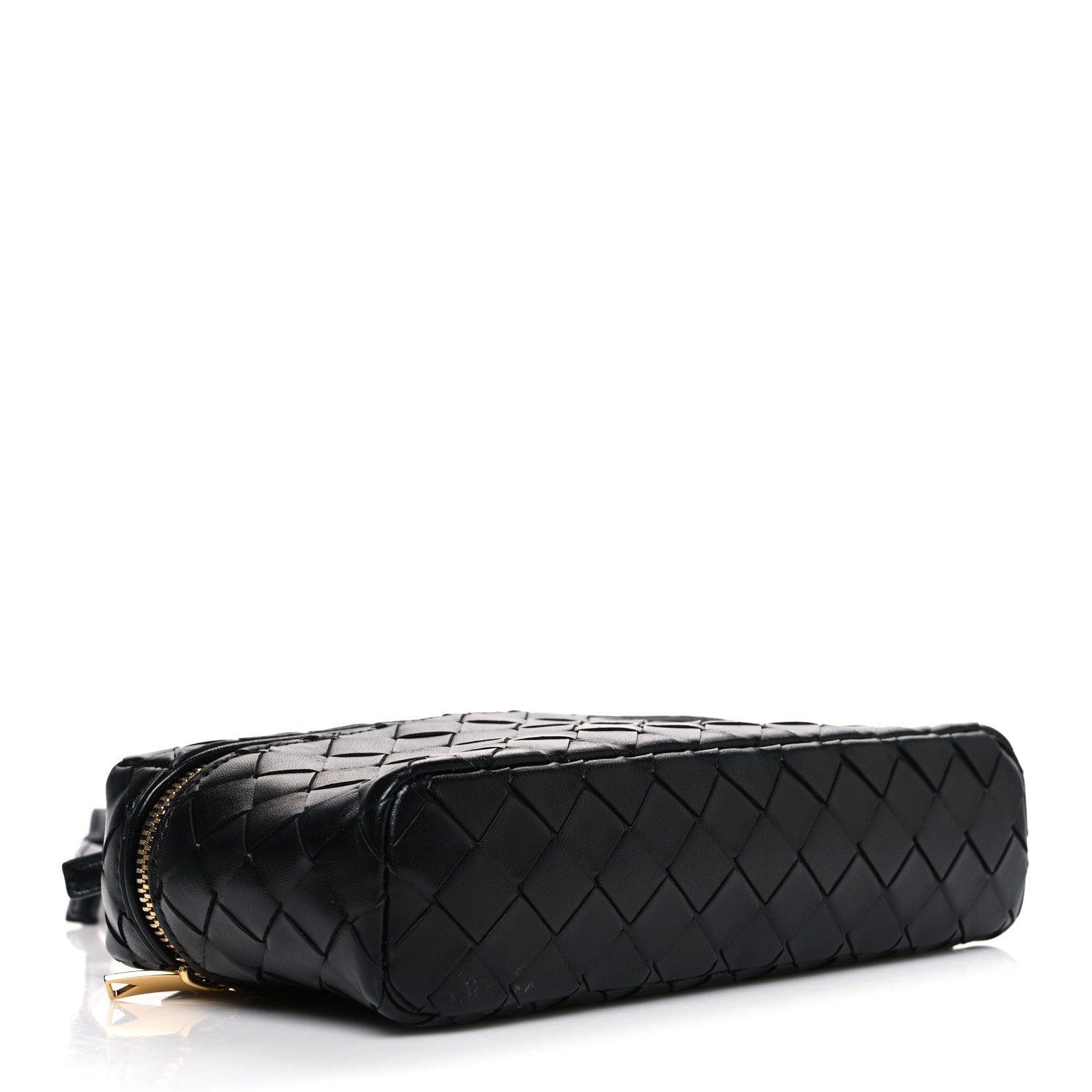 Calfskin Intrecciato Bang Bang Vanity Case Black