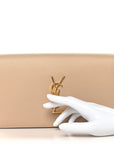 Grain De Poudre Classic Kate Monogram Clutch Nude Powder