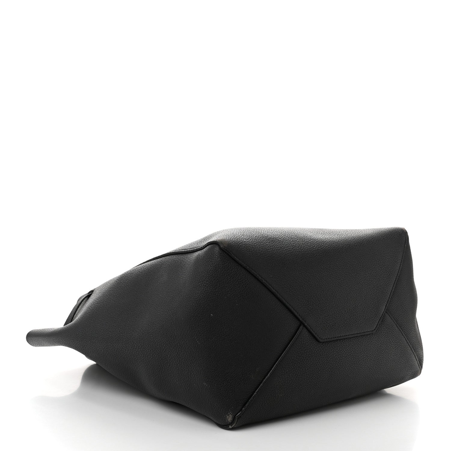Soft Grained Calfskin Medium Belt Cabas Phantom Medium Grey