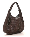 Raffia Crochet Woven Hobo Cacao Naturale