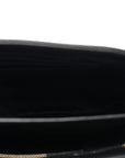 Calfskin Y Quilted Monogram Toy Loulou Crossbody Bag Black
