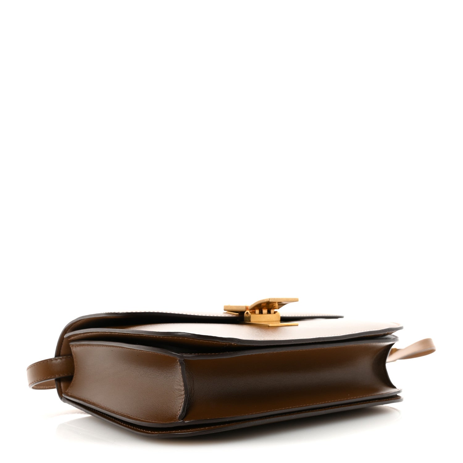 Box Calfskin Medium Classic Box Flap Bag Camel