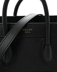 Smooth Calfskin Nano Luggage Black