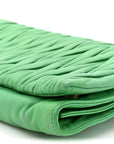 Nappa Matelasse Clutch Menta