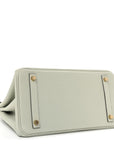 Togo Birkin 30 Gris Neve