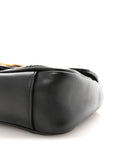 Calfskin Matelasse Mini GG Marmont Shoulder Bag Black