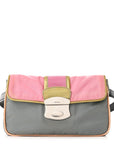 Nylon Vernice Belt Bag Pink Gray