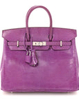 Lizard Birkin 25 Violet
