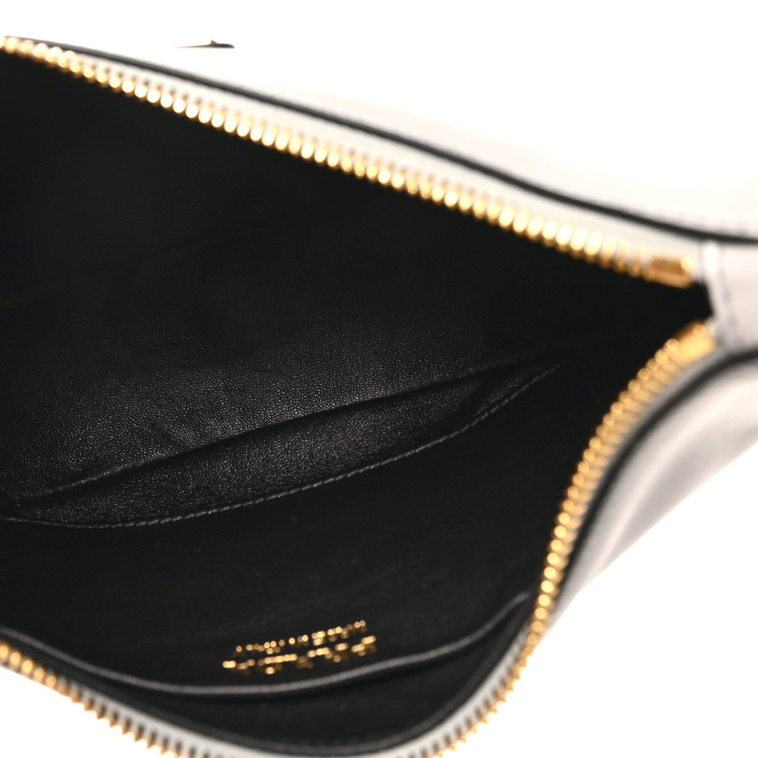 Soft Calfskin Arque Shoulder Bag Granito