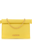Smooth Calfskin La Petite Pochette Rond Carre Yellow