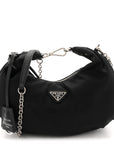 Tessuto Nylon Saffiano Re-Edition 2006 Shoulder Bag Black