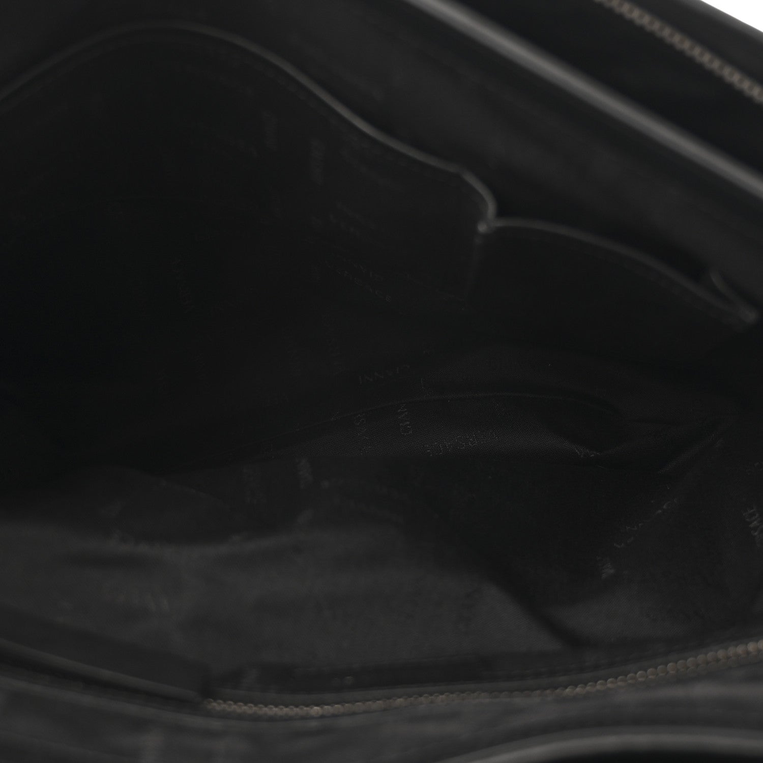 Calfskin Embossed Medusa Messenger Bag Black