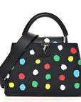 LV X YK Taurillon Capucines MM Black