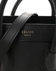 Smooth Calfskin Nano Luggage Black