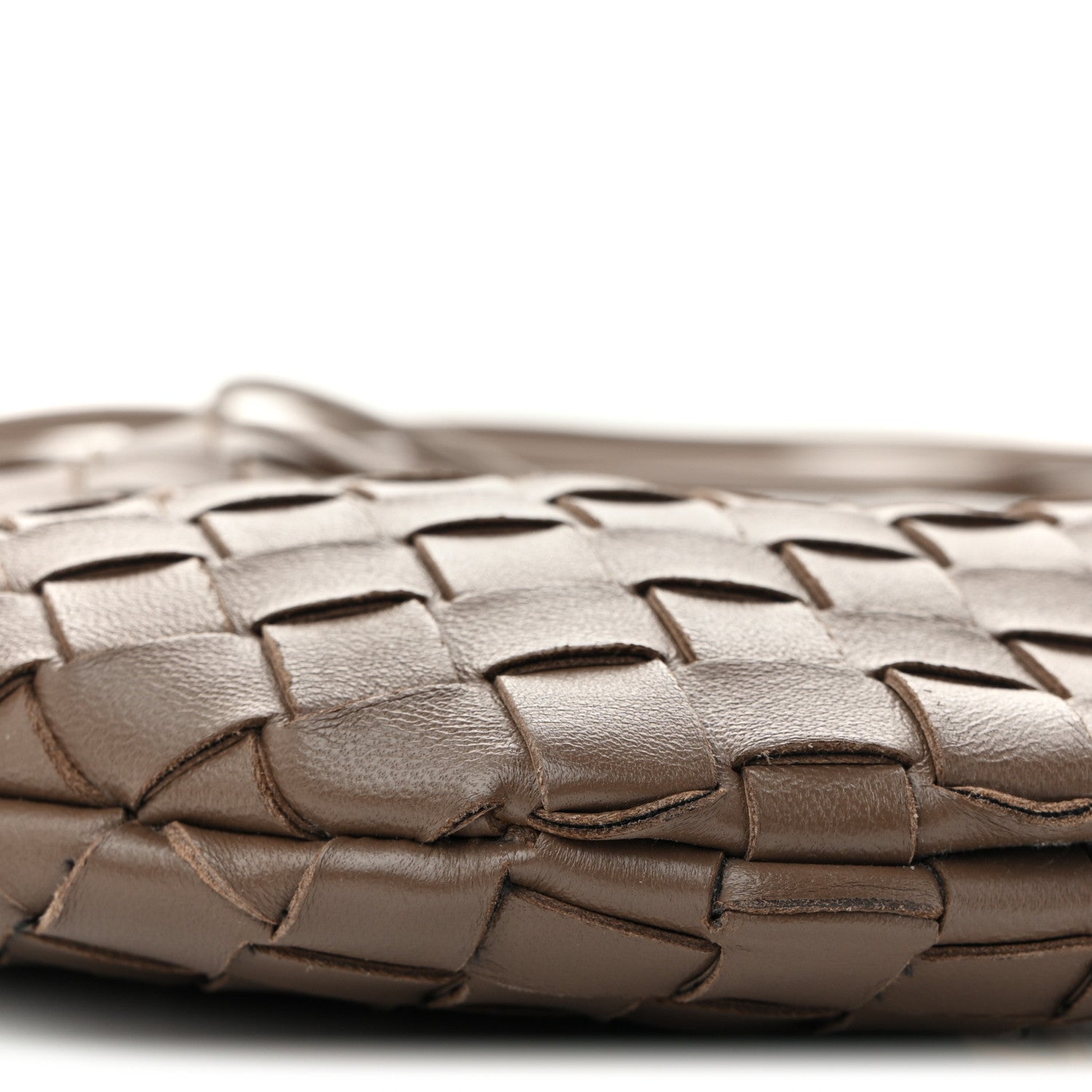 Nappa Intrecciato Mini Sardine Bag Taupe Grey